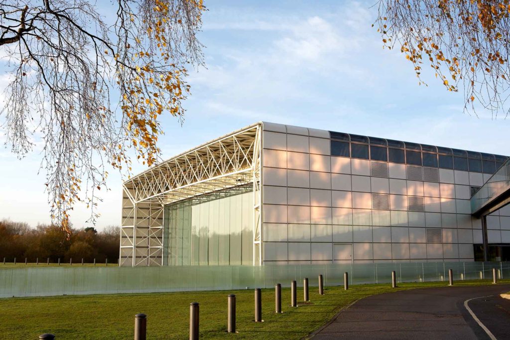 Sainsbury Centre at the University of East Anglia, building by Norman Foster